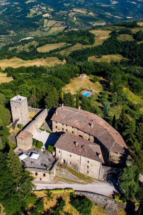 Castello Di Petroia Dimora D'Epoca Hotel Gubbio Bagian luar foto
